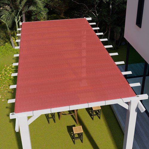 Permeable sun shade sail - permeable,