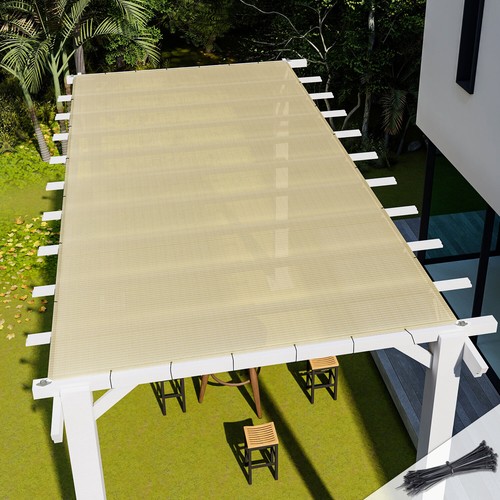 Straight edge pergola sun - e&k,